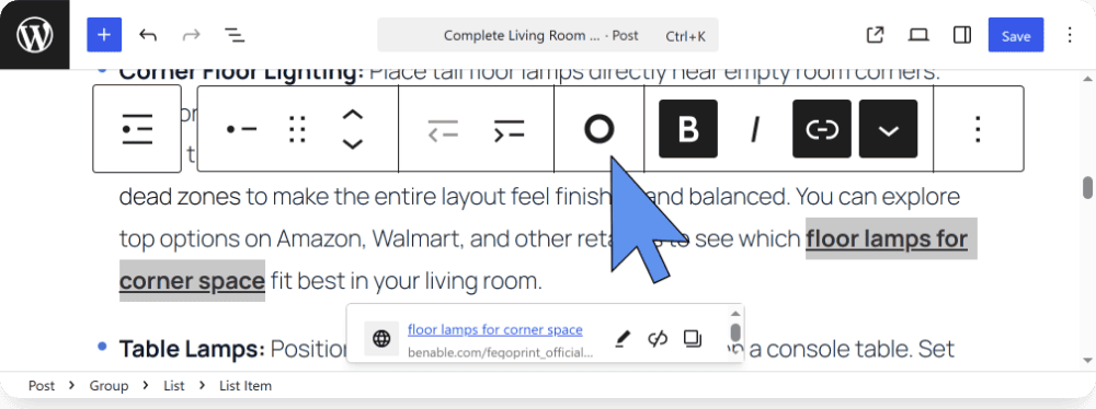 Step 2: Click the ScrollStrike Button